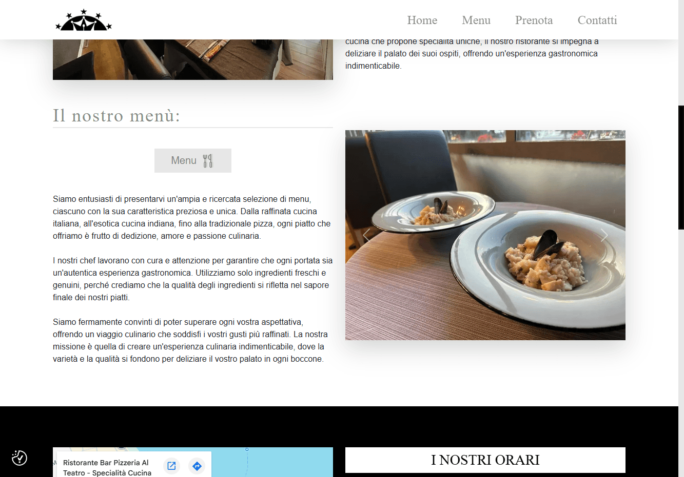 Ristorante Pizzeria Al Teatro desktop screenshot