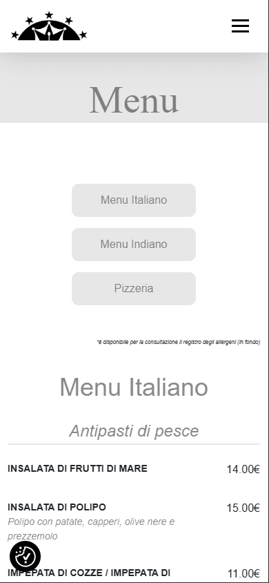 Ristorante Pizzeria Al Teatro mobile screenshot