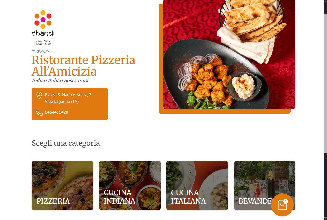 All'Amicizia Takeaway desktop screenshot