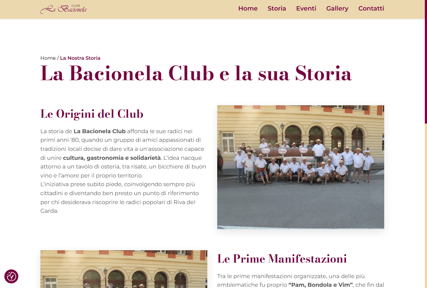 La Bacionela Club desktop screenshot