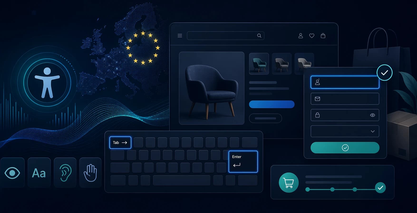European Accessibility Act e accessibilità web: checklist pratica per aziende ed e-commerce